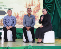 สุราษฎร์ธานี แถลงข่าวเตรียมจัดงานประเพณีชักพระ–ทอดผ้าป่าและแ ... พารามิเตอร์รูปภาพ 48