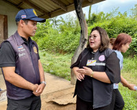รองผู้ว่าฯ สุราษฎร์ธานี ตรวจเยี่ยมให้กำลังใจครัวเรือนเปราะบา ... พารามิเตอร์รูปภาพ 15