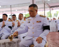 จังหวัดสุราษฎร์ธานีจัดพิธีทำบุญตักบาตรถวายพระราชกุศล เนื่องใ ... พารามิเตอร์รูปภาพ 24