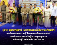 ผู้ว่าฯ สุราษฎร์ธานี เปิดกิจกรรมเฉลิมพระเกียรติพระบาทสมเด็จพ ... พารามิเตอร์รูปภาพ 23