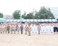 ผู้ว่าราชการจังหวัดสุราษฎร์ธานี เป็นประธานในกิจกรรมเทิดพระเก ... พารามิเตอร์รูปภาพ 6