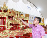 จังหวัดสุราษฎร์ธานีจัดพิธีเจริญพระพุทธมนต์สมโภชเรือพนมพระทาง ... พารามิเตอร์รูปภาพ 14
