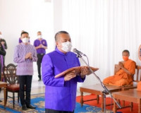 จังหวัดสุราษฎร์ธานี จัดพิธีทอดผ้าป่าสมทบกองทุนพัฒนาเด็กชนบทใ ... พารามิเตอร์รูปภาพ 1